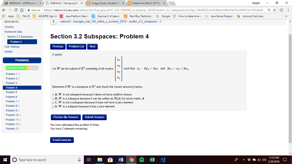 Solved BD WeBWork - 2018Summe X WeBWorK: TracognaMA C Chegg | Chegg.com