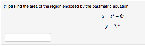 Solved Find The Area Of The Region Enclosed By The