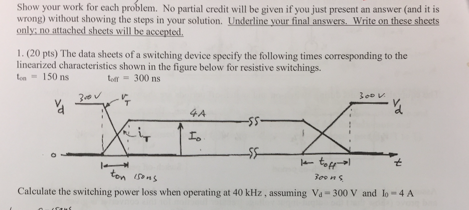 Solved Show your work for each problem. No partial credit | Chegg.com