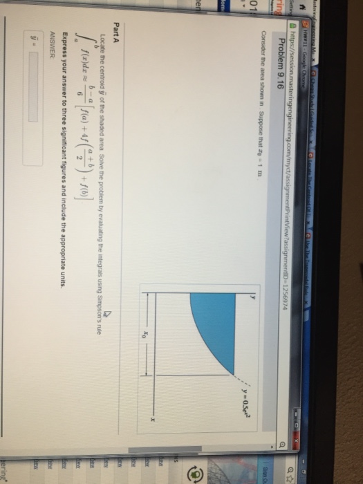 Solved Consider The Area Shown N Suppose That Locate The Chegg