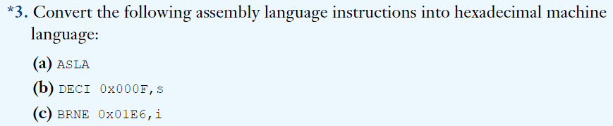 Solved Convert the following assembly language instructions | Chegg.com