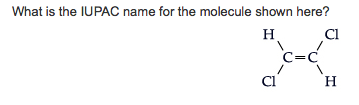 Solved What is the IUPAC name for the molecule shown here? Chegg com