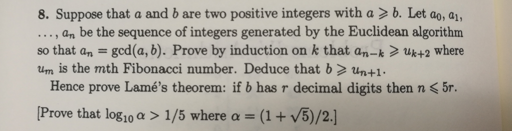 Solved Suppose That A And B Are Two Positive Integers With A | Chegg.com