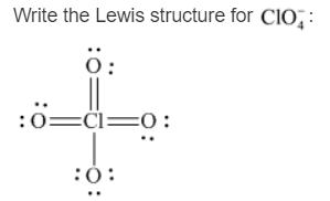 Solved Write The Lewis Structure For Cio O Chegg Com