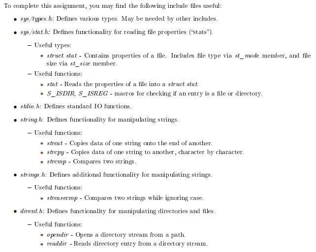 solved-in-this-assignment-you-will-write-a-system-utility-chegg