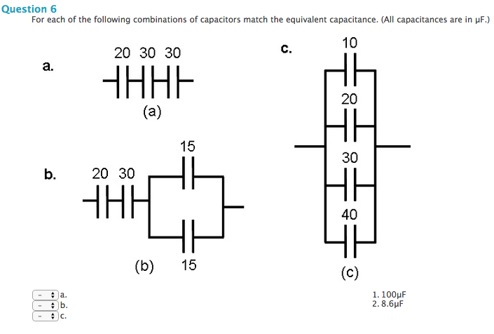 Solved Question 6 For Each Of The Following Combinations Of | Chegg.com