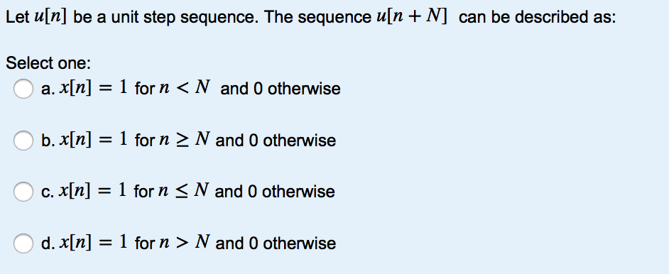 Solved Let U N Be A Unit Step Sequence The Sequence U N Chegg Solved Let U N Be A Unit Step Sequence The Sequence U N Chegg