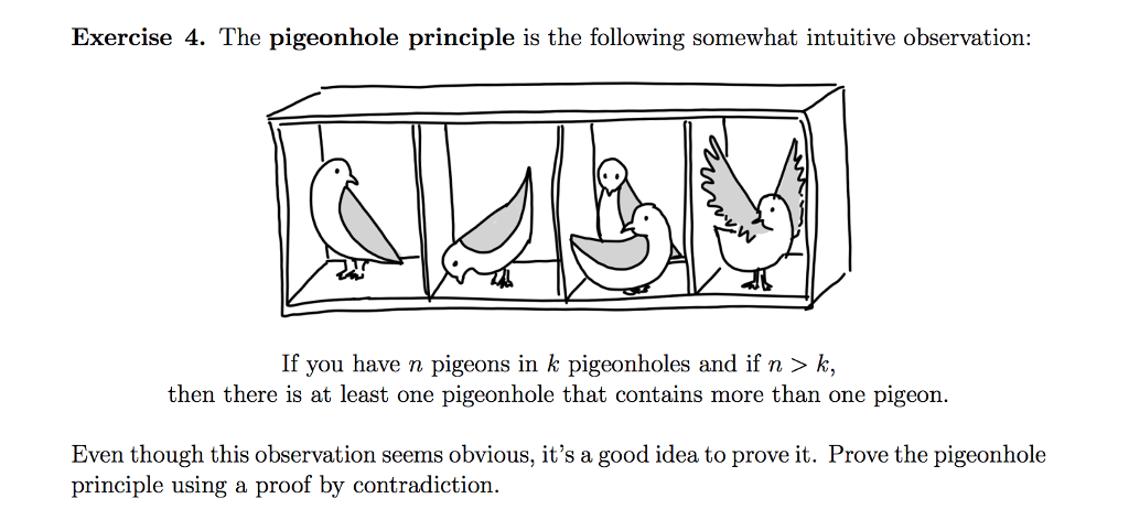 pigeonhole principle problems and solutions pdf