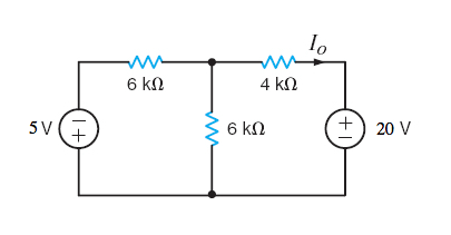 1. Find Io in the network in the Figure using mesh | Chegg.com