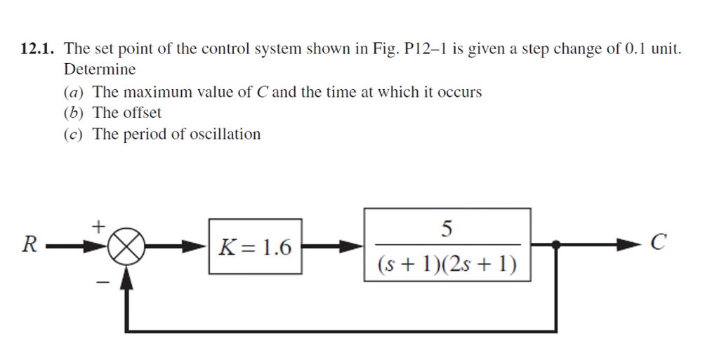 solved-12-1-the-set-point-of-the-control-system-shown-in-chegg