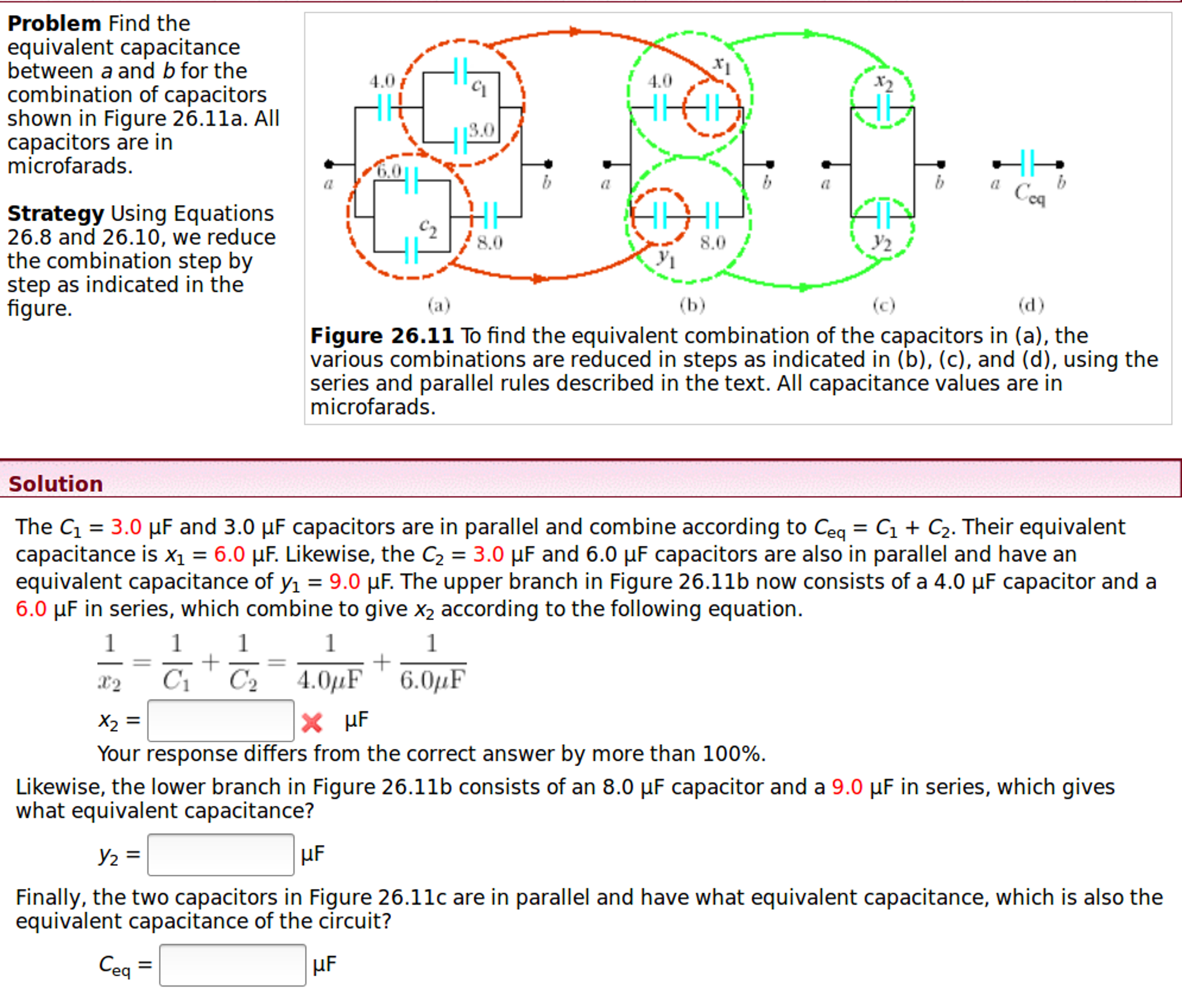 Solved Find The Equivalent Capacitance Between A And B For | Chegg.com