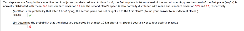 Solved Two airplanes are flying in the same direction in | Chegg.com