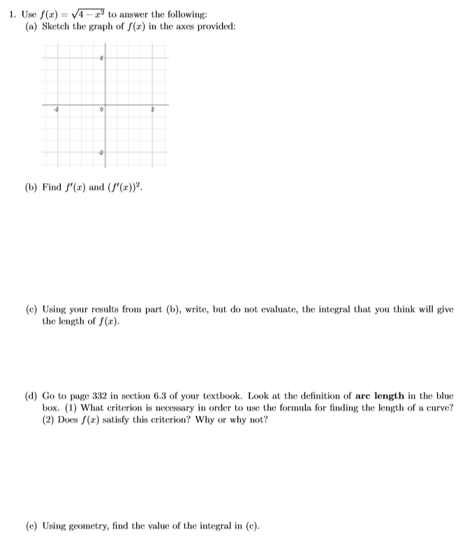 Solved Use f(x) = to answer the following: Sketch the | Chegg.com