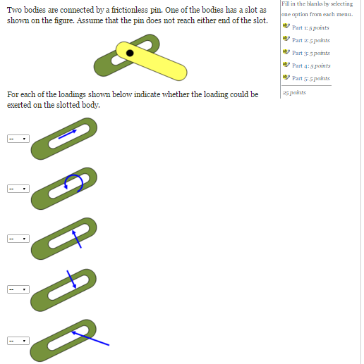 Solved Two bodies are connected by a frictionless pin. One