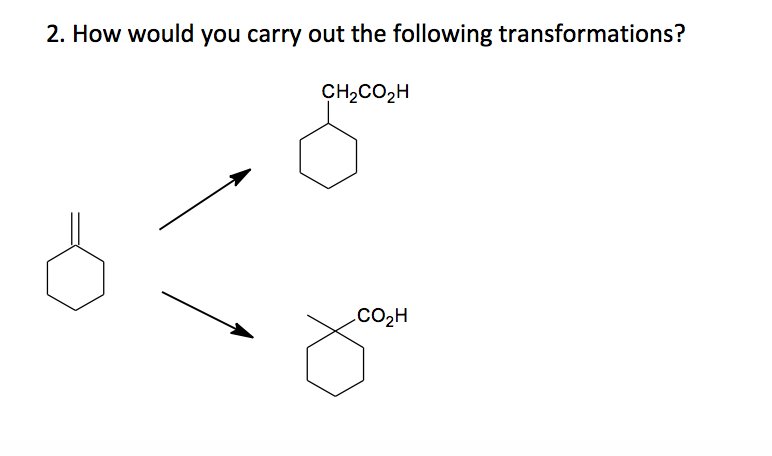 Solved How would you carry out the following | Chegg.com