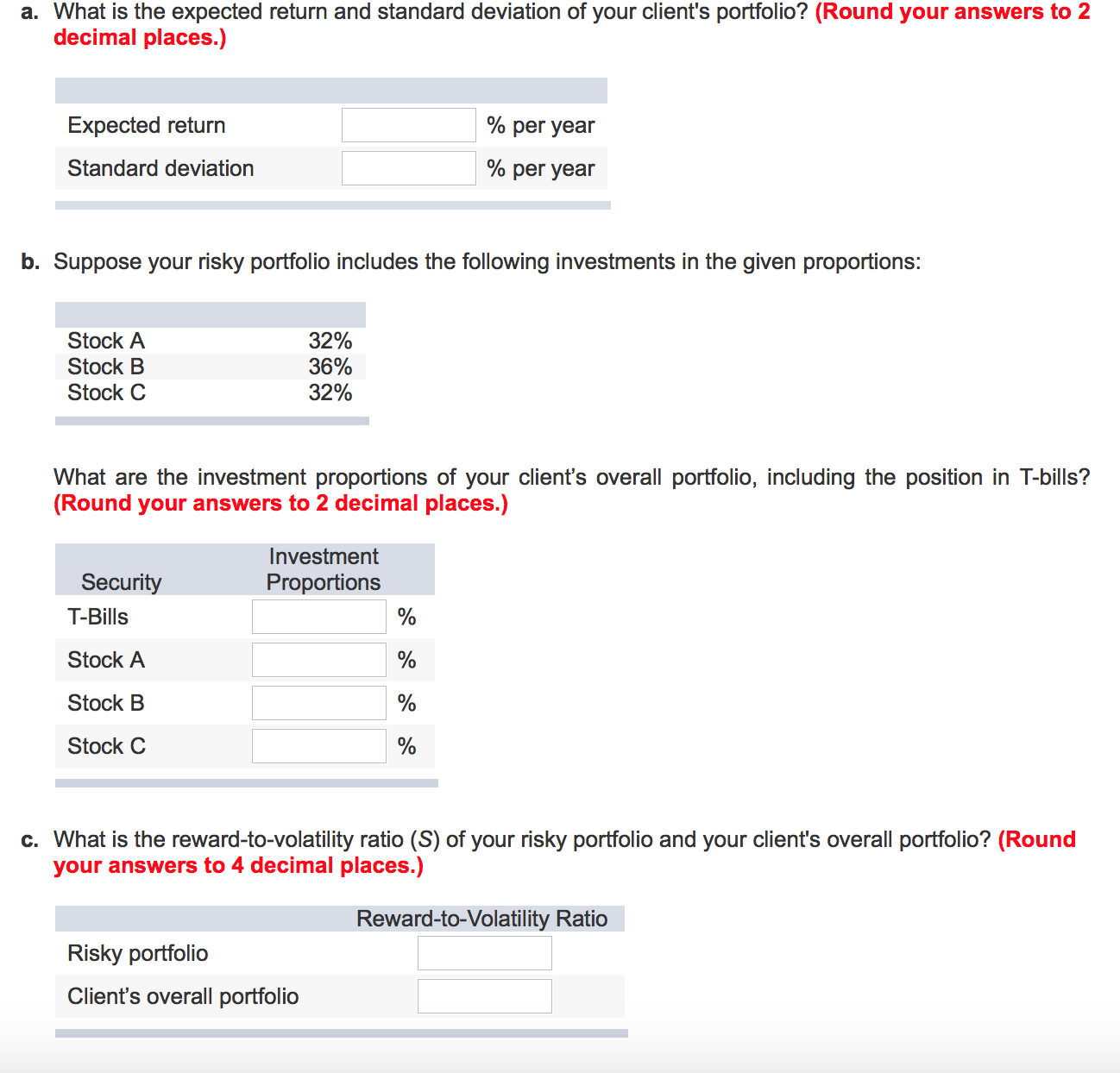 Solved Assume that you manage a risky portfolio with an