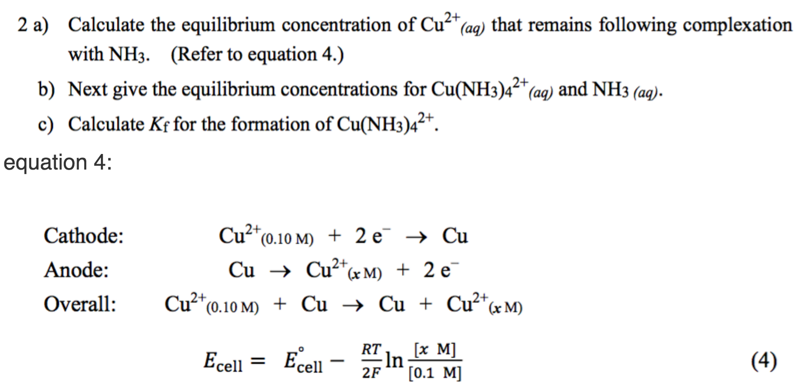 How To Calculate Equilibrium Concentration