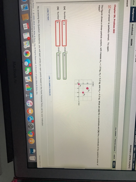 Solved PHYSICS 2 (PHYS 2 A/B/c) Units[ M | Chegg.com