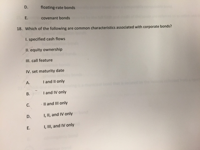 Solved Which of the following are common characteristics | Chegg.com