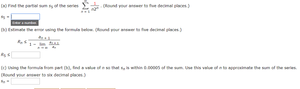 solved-a-find-the-partial-sum-s-5-of-the-series-chegg