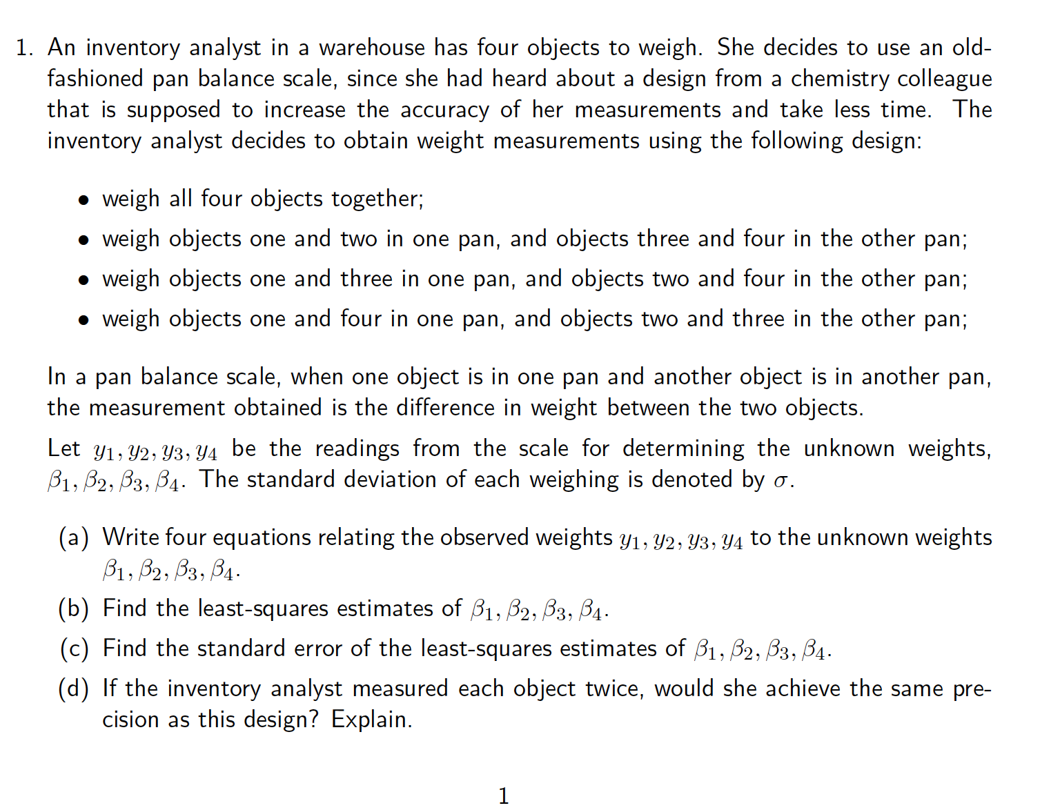 solved-an-inventory-analyst-in-a-warehouse-has-four-objects-chegg