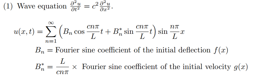 Solved Solve the wave equation on a string with length 4 | Chegg.com