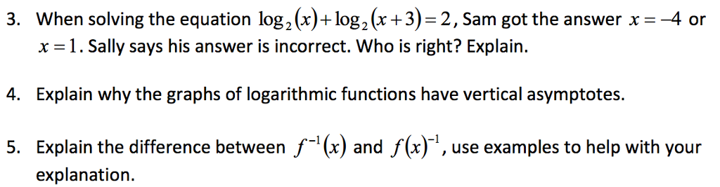 Solved When solving the equation log_2(x) + log_2(x + 3) = | Chegg.com