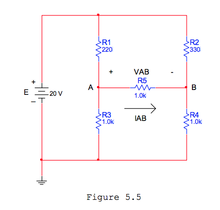 Solved 2) Calculate VAB and IAB for Figure 5.5 | Chegg.com