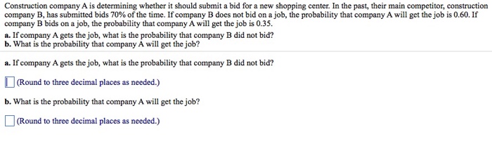 Solved Construction Company A Is Determining Whether It | Chegg.com