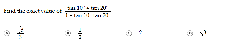 solved-find-the-exact-value-of-tan-10-degree-tan-20-chegg