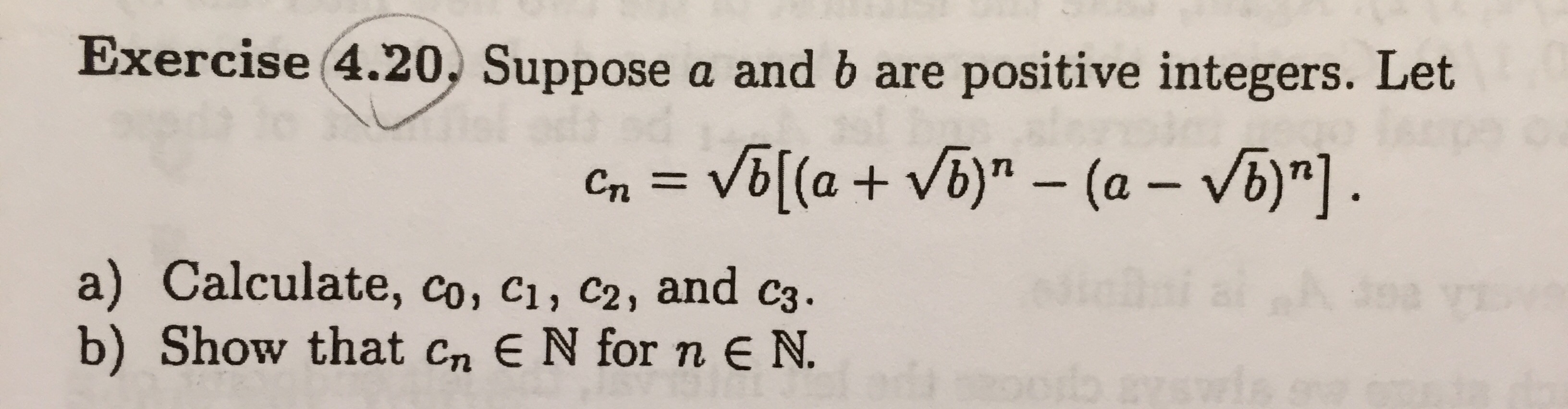 Solved Suppose A And B Are Positive Integers. Let C_n = | Chegg.com