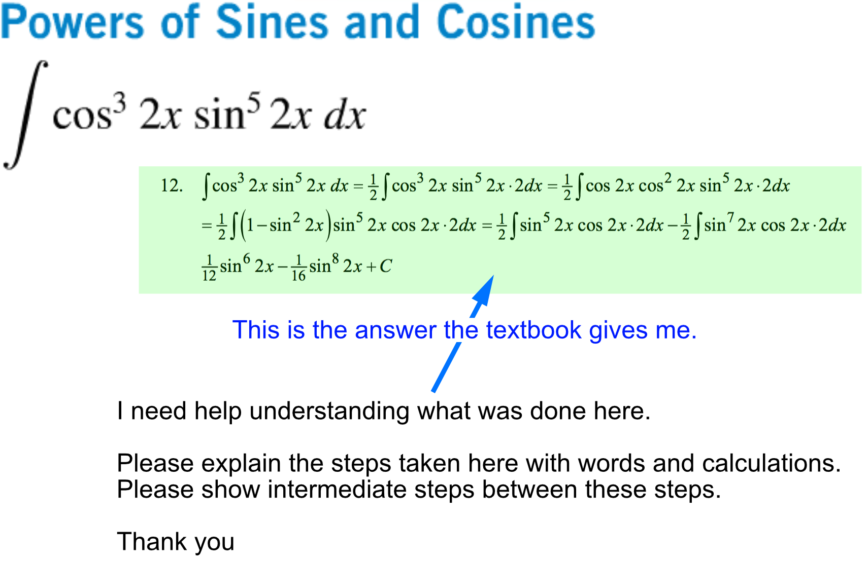 solved-powers-of-sines-and-cosines-int-cos-3-2x-sin-5-2x-dx-chegg