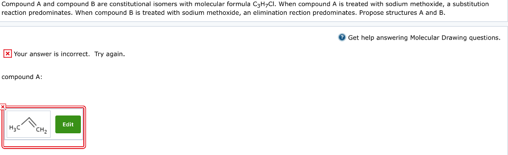 Solved Compound A And Compound B Are Constitutional Isomers | Chegg.com