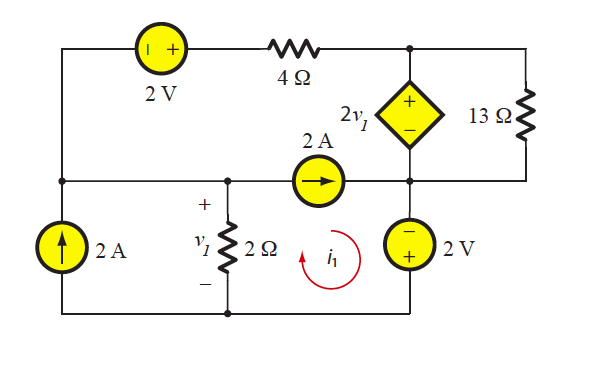 Solved Use The Mesh-current Method To Solve For Mesh Current | Chegg.com