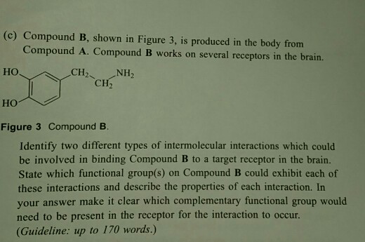 (c) Compound B, Shown In Figure 3, Is Produced In Thc | Chegg.com