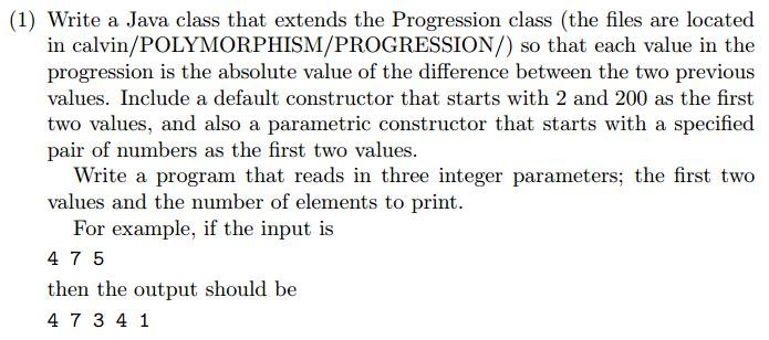 Solved Use Java 7. Follow the instructions precisely or I | Chegg.com
