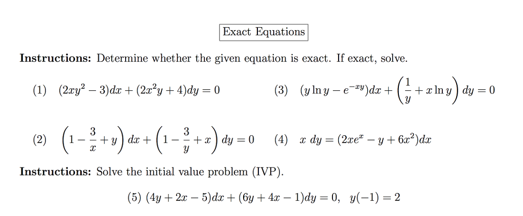 solved-determine-whether-the-given-equation-is-exact-if-chegg