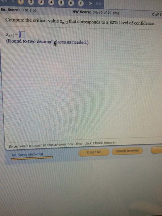 Solved Compute the critical value z_alpha/2 that corresponds