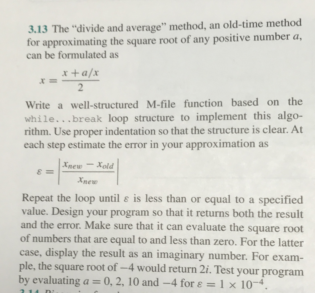 Solved Problem Description chapra 3.13 & chapra 4.1 r Do not | Chegg.com