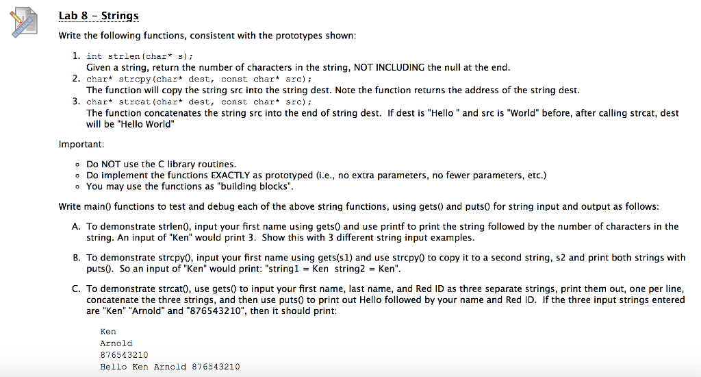 solved-lab-8-strings-write-the-following-functions-chegg