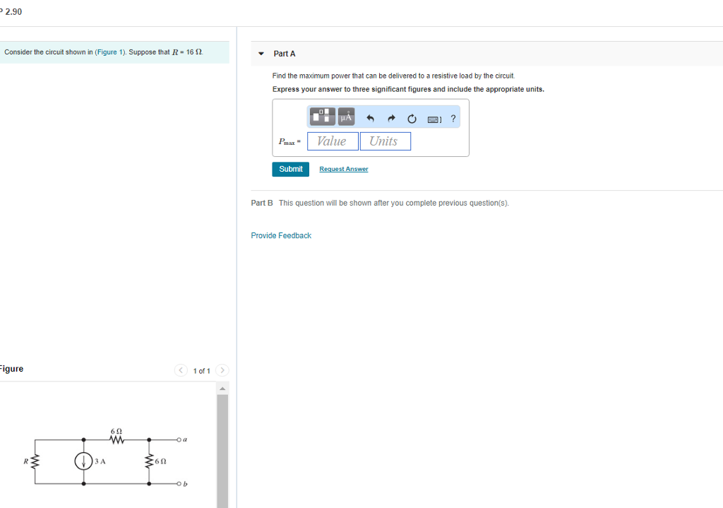 Solved 2.90 Consider the circuit shown in (Figure 1) Suppose | Chegg.com