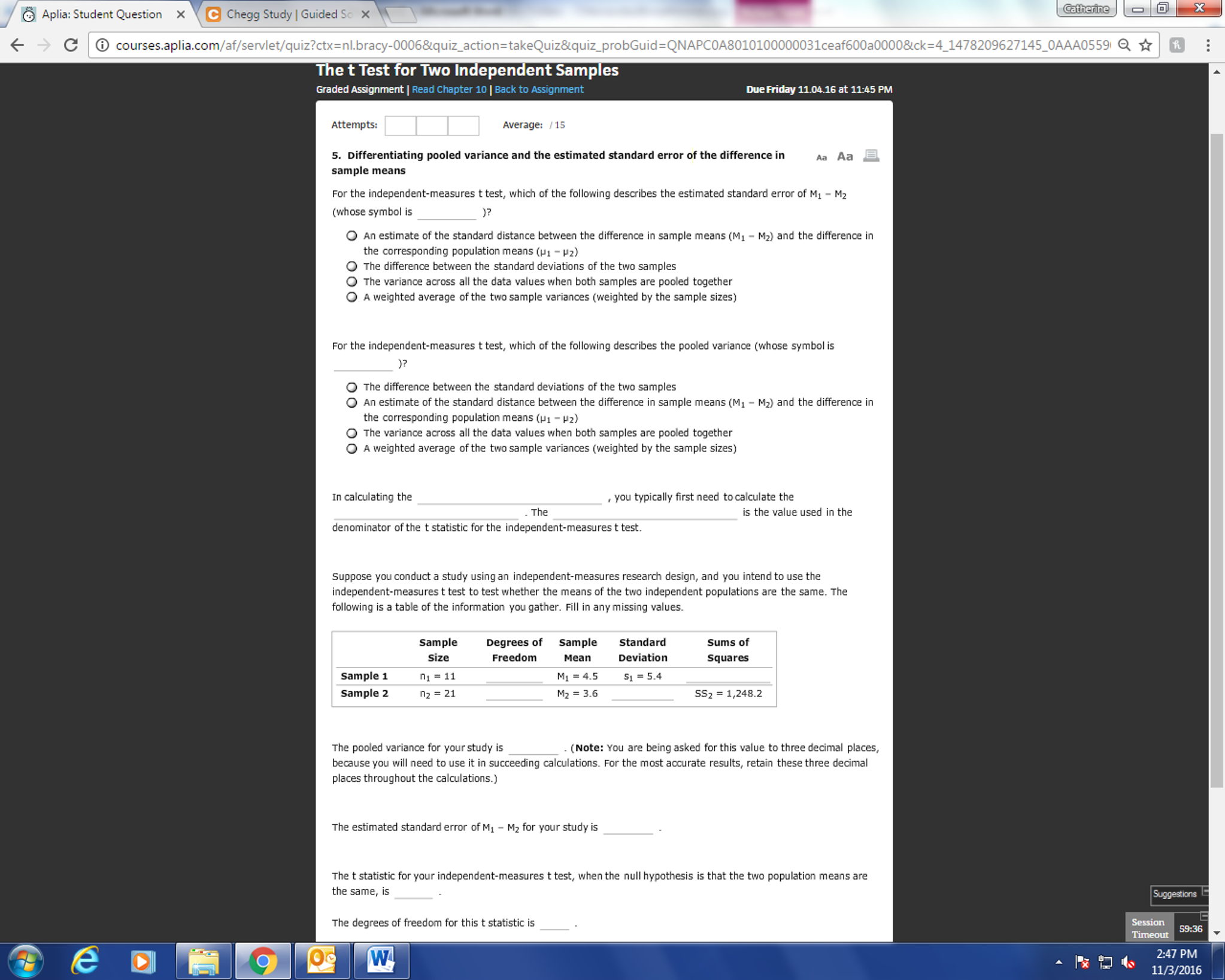 Weighted mean symbol