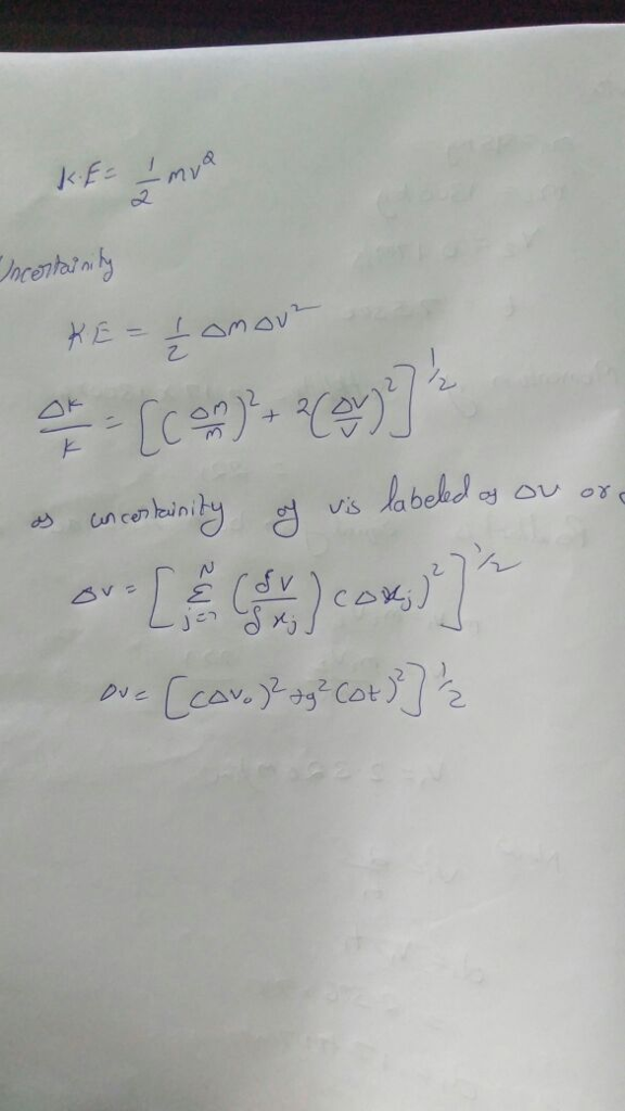 solved-derive-the-uncertainty-in-the-kinetic-chegg