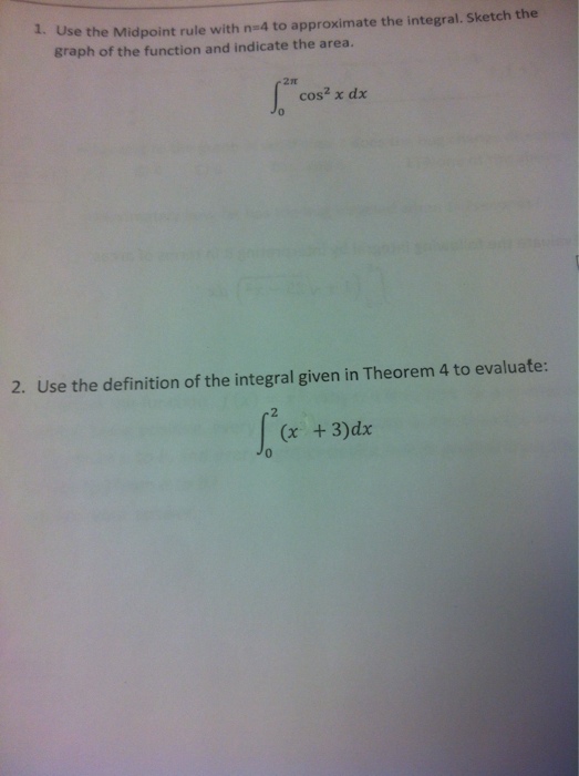 1-use-the-midpoint-rule-with-n-4-to-approximate-the-chegg