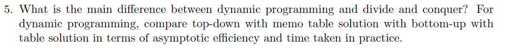 Solved What is the main difference between dynamic | Chegg.com