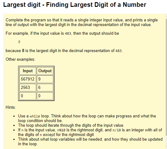 solved-largest-digit-finding-largest-digit-of-a-number-chegg