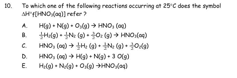 Solved To which one of the following reactions occurring at | Chegg.com