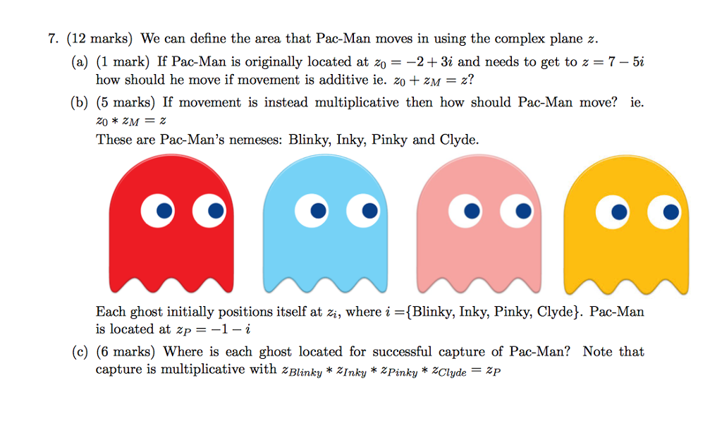 Pacman Method Math 7. (12 marks) We can define the area that Pac-Man | Chegg.com