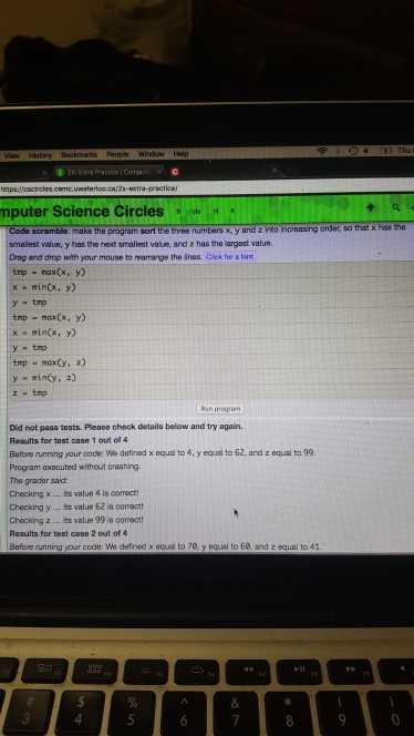 Solved ircles.cemc.uwaterlooca/2 mputer Science Circles Code | Chegg.com