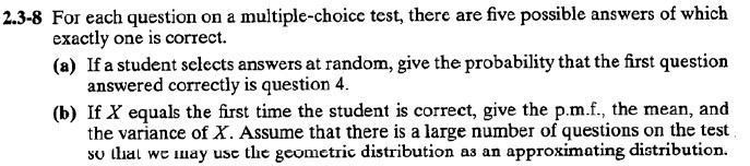 Solved For each question on a multiple-choice test, there | Chegg.com